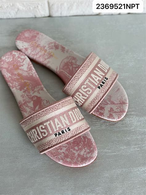 light pink dior slides|dior slides men's.